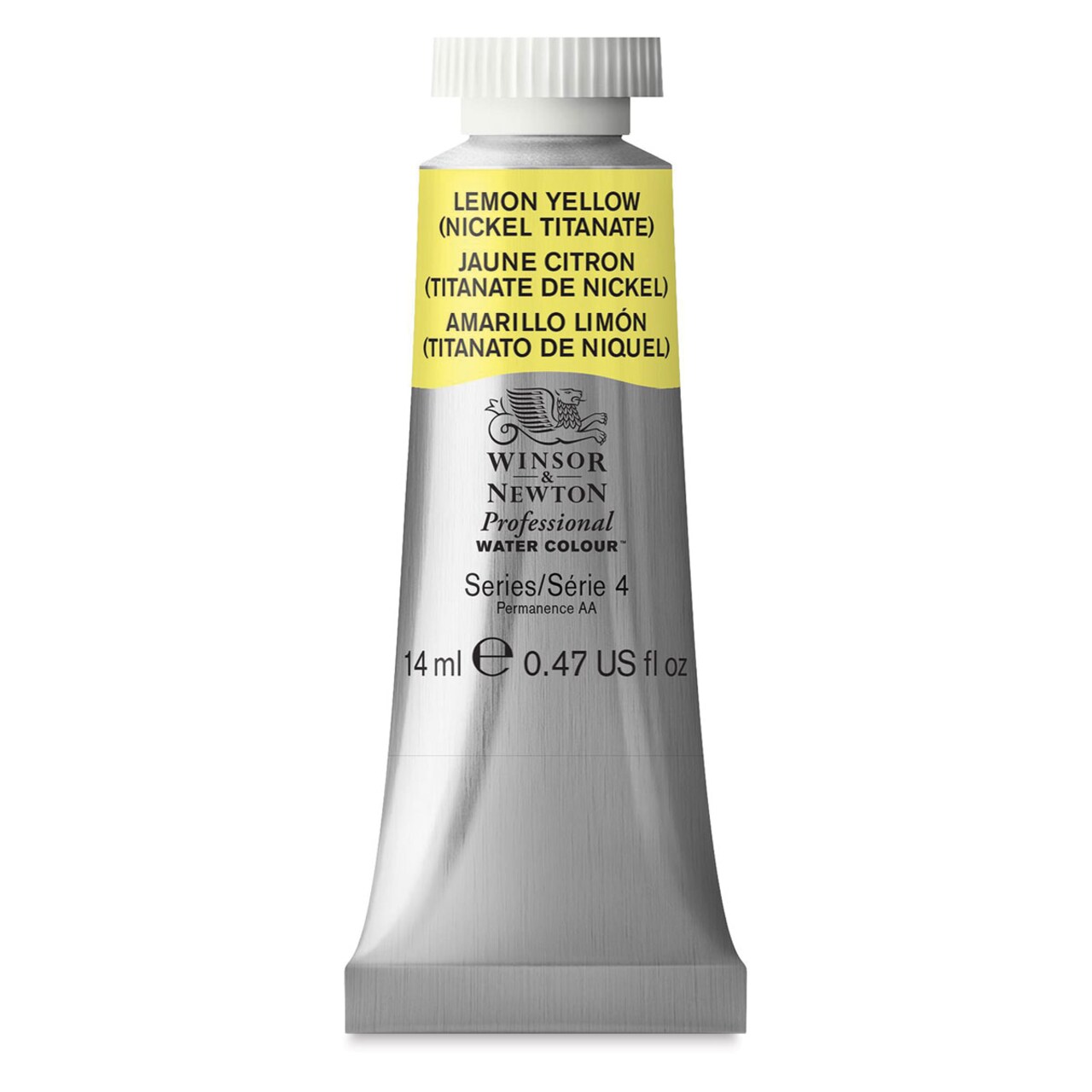 Winsor & Newton Professional Watercolor - Lemon Yellow (Nickel Titanate), 14 ml Tube